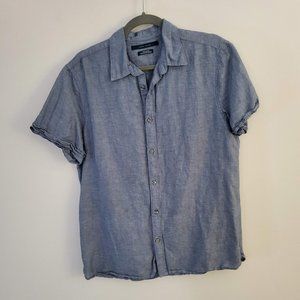 Mens' Button Down T-Shirt